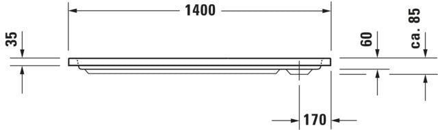 DURAVIT D-Code Duschwanne 1000x700 mm Rechteckig Weiß Sanitäracryl mit Antislip