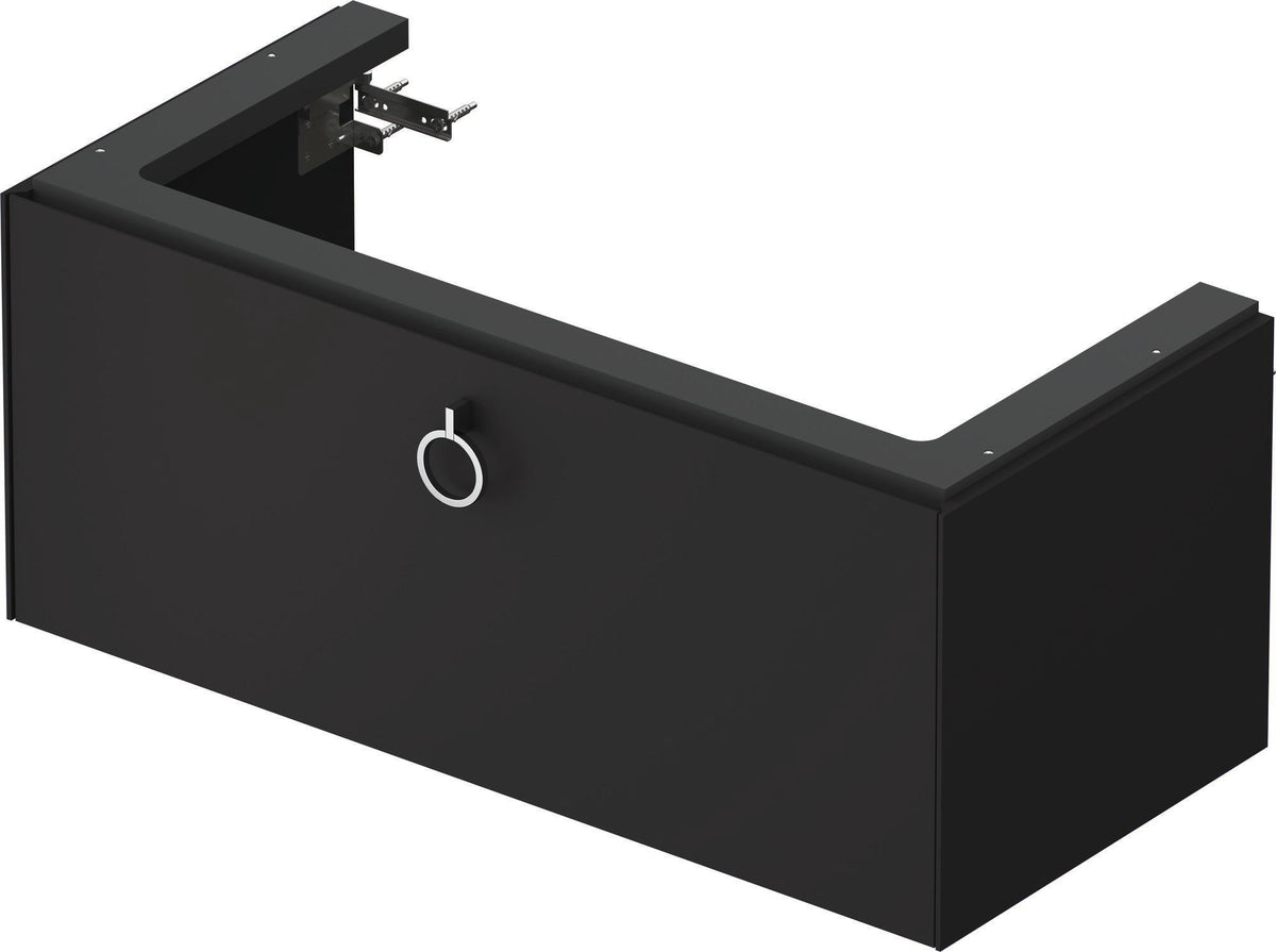 DURAVIT White Tulip Waschtischunterbau 984 mm, 1 Auszug, wandhängend, weiß seidenmatt, mit Griff