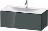 DURAVIT L-Cube Waschtischunterbau wandhängend 1020 mm weiß matt mit Tip-On Technik