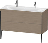 DURAVIT XViu c-bonded Waschtischunterbauset 1200 mm Eiche mit 2 Auszügen