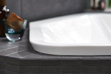 DURAVIT Paiova 5 Eckbadewanne 1770x1300 mm weiß links – 2-Sitzer mit Überlauf