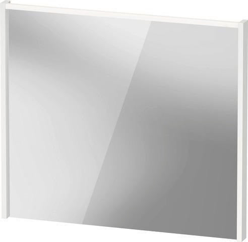 DURAVIT D-Code 2.0 Spiegel 800x700 mm mit LED-Beleuchtung, Weiß Matt