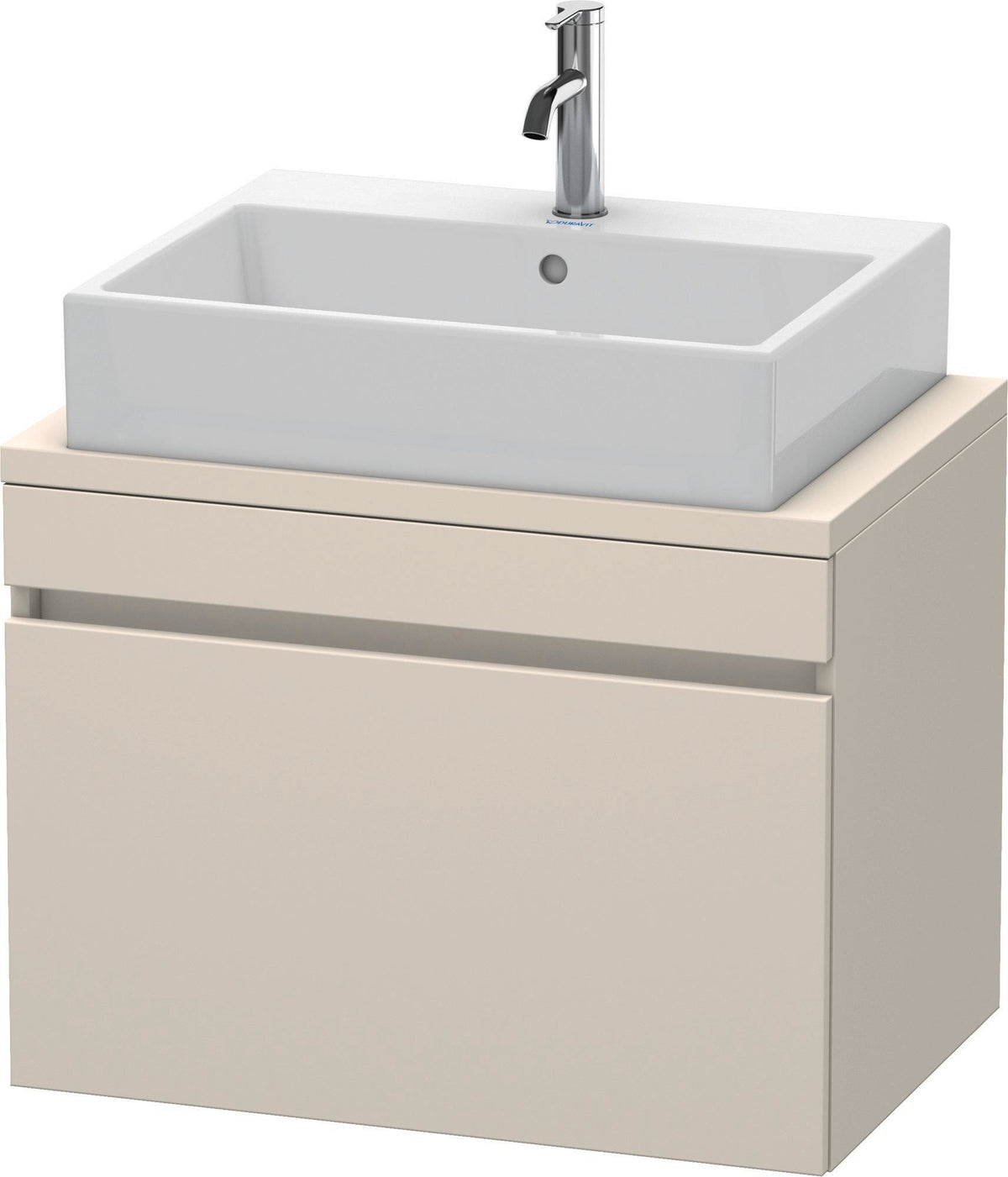 DURAVIT DuraStyle Konsolenunterschrank 700 mm betongrau matt mit Soft-Close-Auszug
