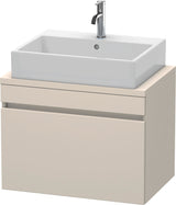 DURAVIT DuraStyle Konsolenunterschrank 700 mm betongrau matt mit Soft-Close-Auszug