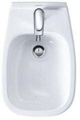 Duravit Wand-Bidet D-Code 545 mm mit Überlauf, Hahnlochbank und 1 Hahnloch, weiß