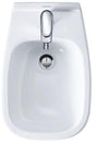 Duravit Wand-Bidet D-Code 545 mm mit Überlauf, Hahnlochbank und 1 Hahnloch, weiß