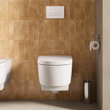 DURAVIT Balcoon WC-Sitz mit Absenkautomatik, Duroplast, Edelstahl-Scharniere, Weiß Matt