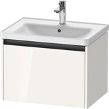 DURAVIT Ketho.2 Waschtischunterbau 634 mm betongrau matt, wandhängend, 1 Auszug mit Soft-Close
