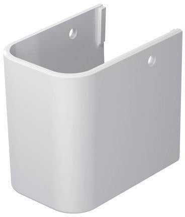 DURAVIT Halbsäule Happy D.2 – Sanitärkeramik weiß, 210 x 310 x 285 mm