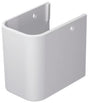 DURAVIT Halbsäule Happy D.2 – Sanitärkeramik weiß, 210 x 310 x 285 mm