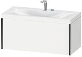 Duravit Möbelwaschtischset XVIU 1000x480mm Chaos mit Raumsparsiphon und Hahnlochbank