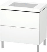 Duravit Waschtischset L-CUBE 800x480mm mit Vero Air Möbelwaschtisch, ohne Überlauf, s-matt