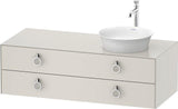 Duravit White Tulip Waschtischunterbau 1300 mm mit 2 Schubkästen und Innenbeleuchtung