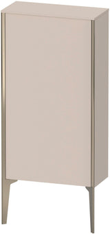 DURAVIT XViu Halbhochschrank 890x500x240mm rechts champagner matt/leinen
