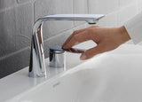 Duravit D.1 2-Loch Waschtischarmatur Chrom mit Keramikmischsystem und 148 mm Ausladung