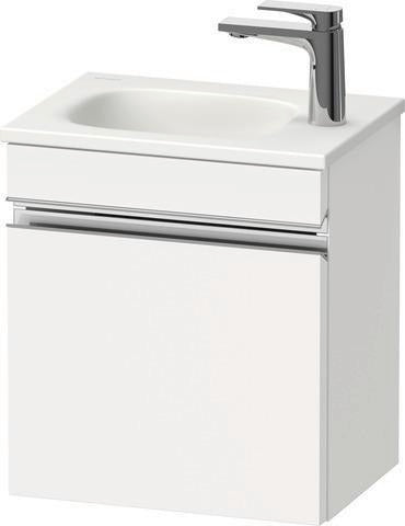 DURAVIT Sivida Waschtischunterbau 400x440x295mm, 1 Tür rechts, Chrom/Graphit Matt