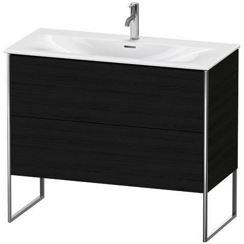 Duravit XSquare Waschtischunterbau 1010 mm mit 2 Auszügen in Steingrau-Matt