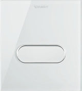 DURAVIT DuraSystem Betätigungsplatte mechanisch für Urinal, Glas Weiß, aufgesetzt