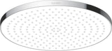 DURAVIT Kopfbrause MinusFlow D230, Rund, Rain Schwarz Matt – Wand- und Deckenmontage, Antikalk