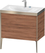 DURAVIT XViu c-bonded Waschtischset bodenstehend 800 mm mit 2 Auszügen und Push-Open