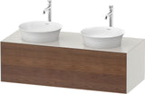 DURAVIT White Tulip Waschtischunterbau wandhängend 1300 mm weiß seidenmatt mit LED-Innenbeleuchtung