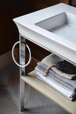 DURAVIT White Tulip Möbelwaschtisch 1050 mm, weiß, mit Überlauf, ohne Hahnloch, wandhängend