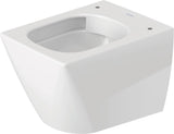 DURAVIT Wand-WC Design Classics Viu Compact 480 mm spülrandlos Weiß mit Durafix