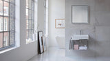 Duravit DuraSquare Metallkonsole mit Handtuchhalter links/rechts in Chrom – 665 mm