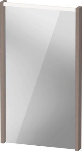 DURAVIT D-Code 2.0 Spiegel 400x700 mm mit LED-Beleuchtung, Basalt Matt