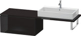 Duravit L-Cube Unterschrank für Konsole 820 mm, 2 Schubkästen, Weiß Matt