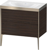DURAVIT XViu c-bonded Waschtischset bodenstehend 800 mm mit 2 Auszügen und Push-Open