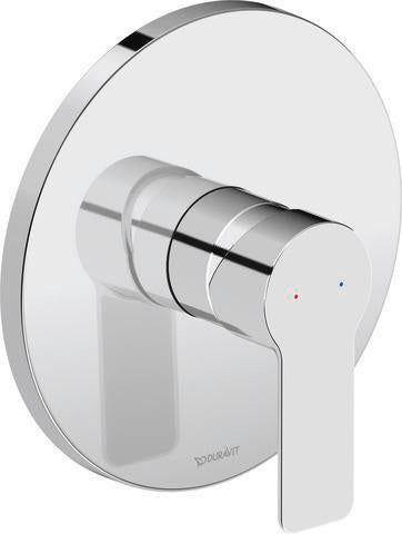 Duravit D-Code 2.0 Einhand-Brausemischer Unterputz mit Keramikmischsystem, Chrom Hochglanz