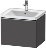 DURAVIT D-Neo Waschtischunterbau 584 mm betongrau matt mit 1 Auszug und Soft-Close