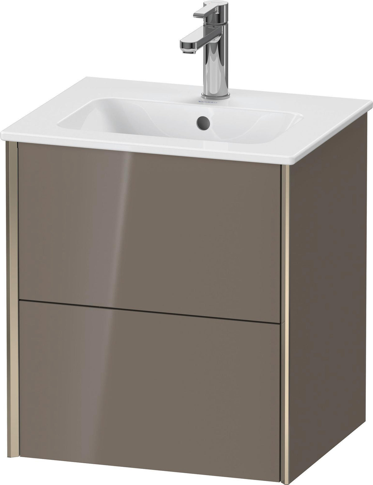 DURAVIT XViu Waschtischunterbau wandhängend 510 mm mit 2 Schubkästen und Tip-on Technik
