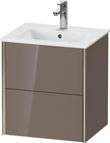 DURAVIT XViu Waschtischunterbau wandhängend 510 mm mit 2 Schubkästen und Tip-on Technik