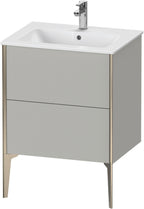 betongrau matt / Spanplatte / Ausz.champagner