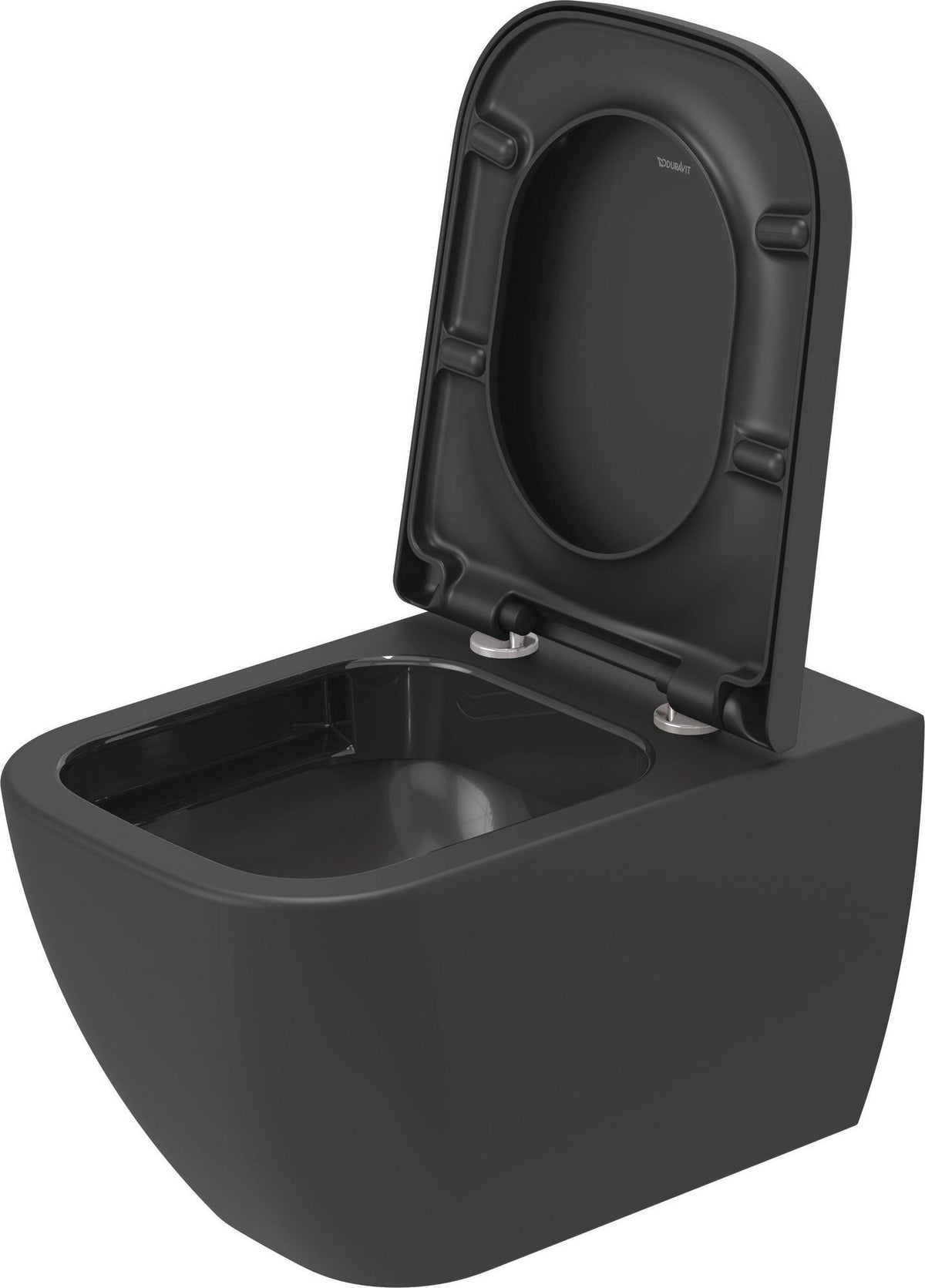 Duravit Wand-WC Happy D.2 spülrandlos 540 mm Anthrazit Matt Tiefspüler