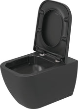 Duravit Wand-WC Happy D.2 spülrandlos 540 mm Anthrazit Matt Tiefspüler