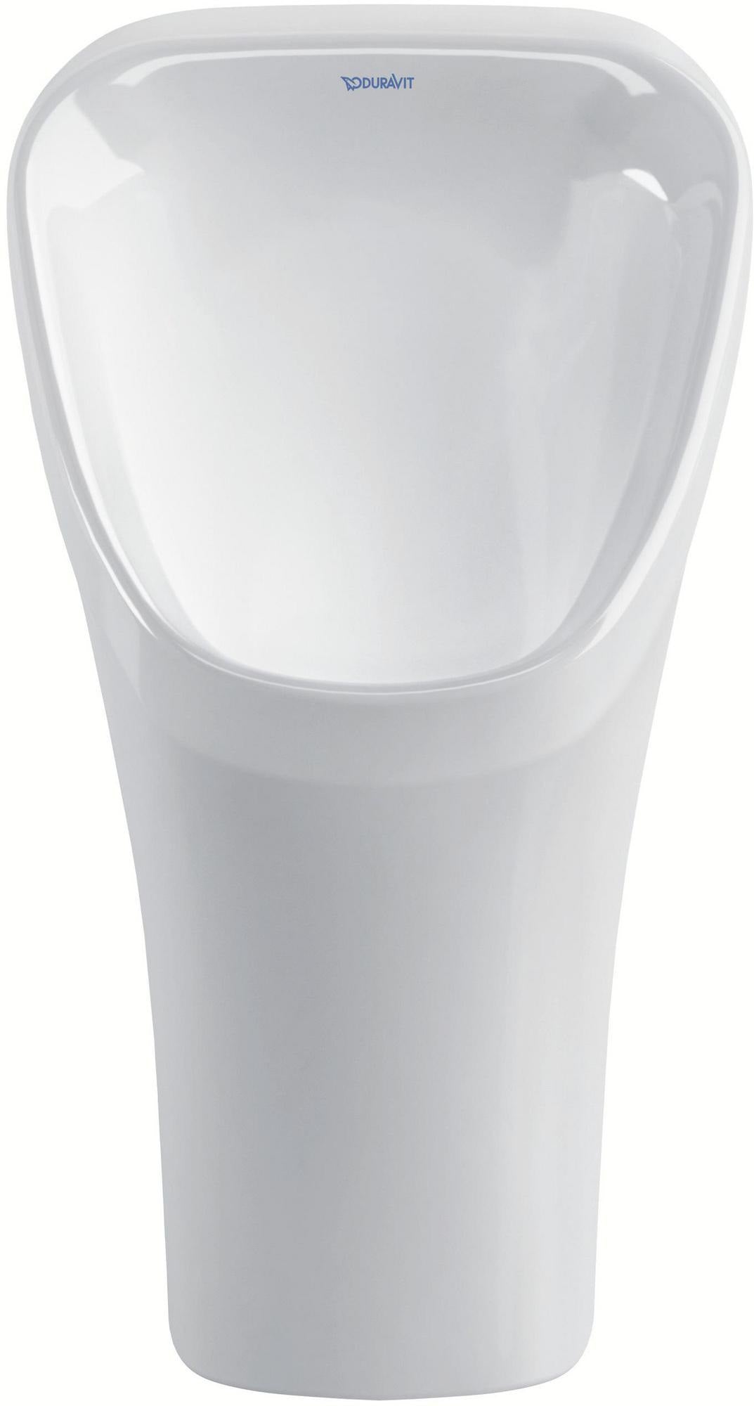 DURAVIT DuraStyle Wasserloses Urinal mit HygieneGlaze, weiß, ohne Fliege, Abgang waagerecht