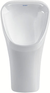 DURAVIT DuraStyle Wasserloses Urinal mit HygieneGlaze, weiß, ohne Fliege, Abgang waagerecht