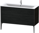 DURAVIT XViu Waschtischunterbau bodenstehend 1210 mm, 2 Auszüge, champagner matt/weiß matt