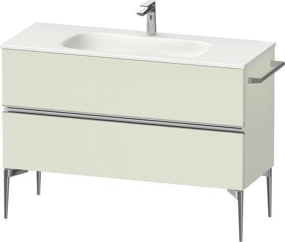 DURAVIT Sivida Waschtischunterbau 1210 mm Eiche mit 2 Schubkästen und Soft-Close
