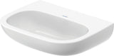 Duravit Waschtisch D-Code 600 mm weiß, wandhängend, 1 Hahnloch, ohne Überlauf