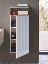 Duravit Zencha Halbhochschrank 961x400x240mm Eiche Anthrazit Matt mit Tip-on Technik