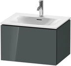 dolomiti grey hochglanz / Mitteldichte Faserplatte (MDF) / 1 Auszug
