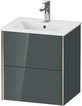 DURAVIT XViu Waschtischunterbau wandhängend 510 mm mit 2 Schubkästen und Tip-on Technik