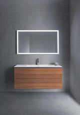 Duravit L-Cube Waschtischunterbau 1220 mm taupe matt mit 2 Schubkästen und Tip-On-Technik