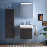 DURAVIT Duravit No.1 Einhebel-Waschtischmischer mit MinusFlow, Zugstange, Chrom – 106 mm Ausladung