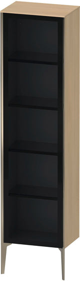 DURAVIT Hochschrank XViu 1770 mm Glasfront Amerikanischer Nussbaum – Wandhängend, Push-Open, Soft-Close