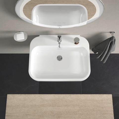 DURAVIT Spiegel Happy D.2 700x700 mm mit Beleuchtung, Spiegelheizung und berührungslosem Bedienfeld